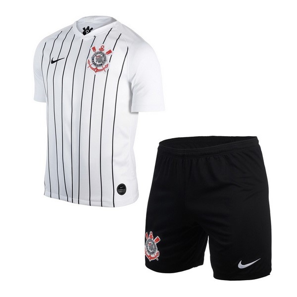 Camiseta Corinthians Paulista 1ª Kit Niño 2019 2020 Blanco